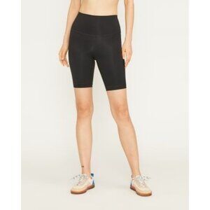 Everlane The Perform Bike Short Black Athletic Stretch Size L